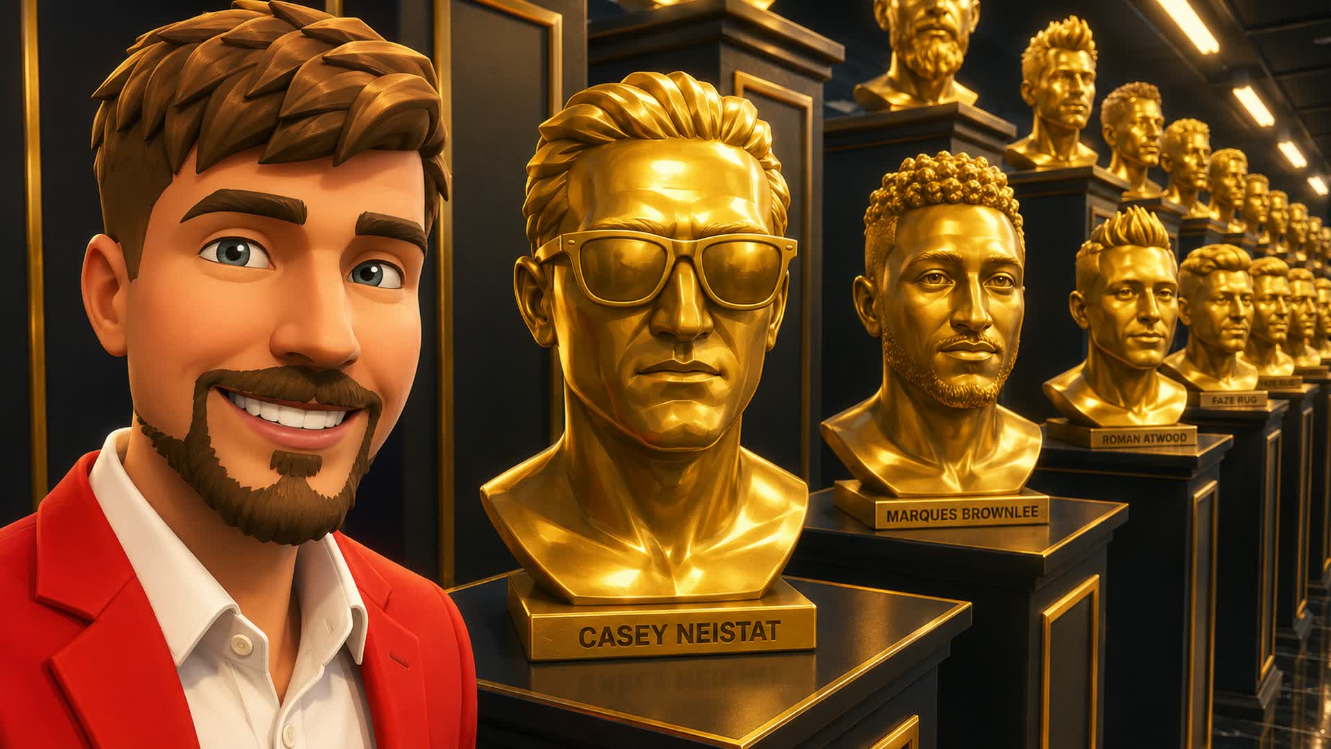 50 YouTube Legends Fight For 1,000K — Fortnite Creative map