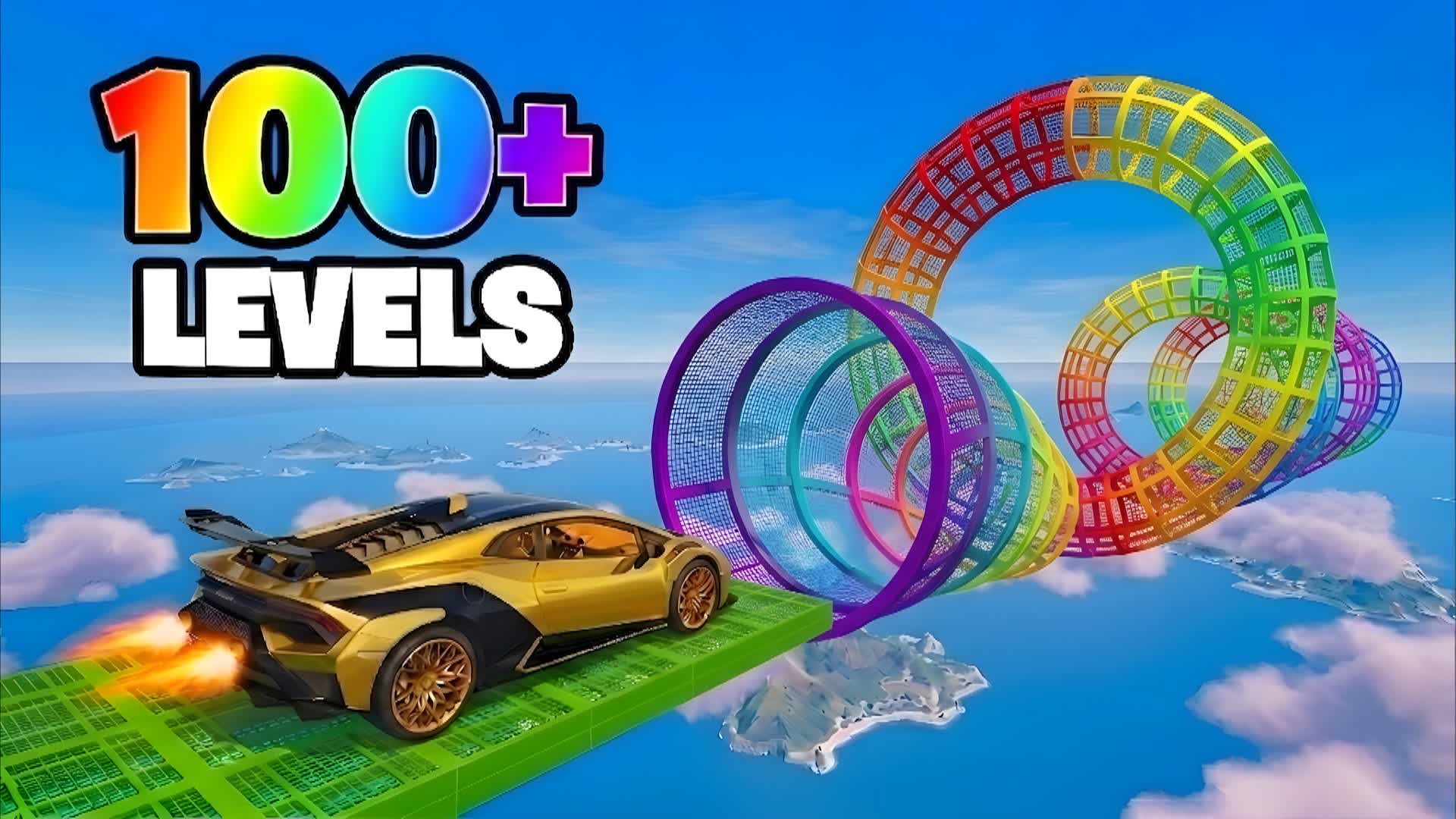 CAR DRIVE RACING OP — Fortnite Creative map