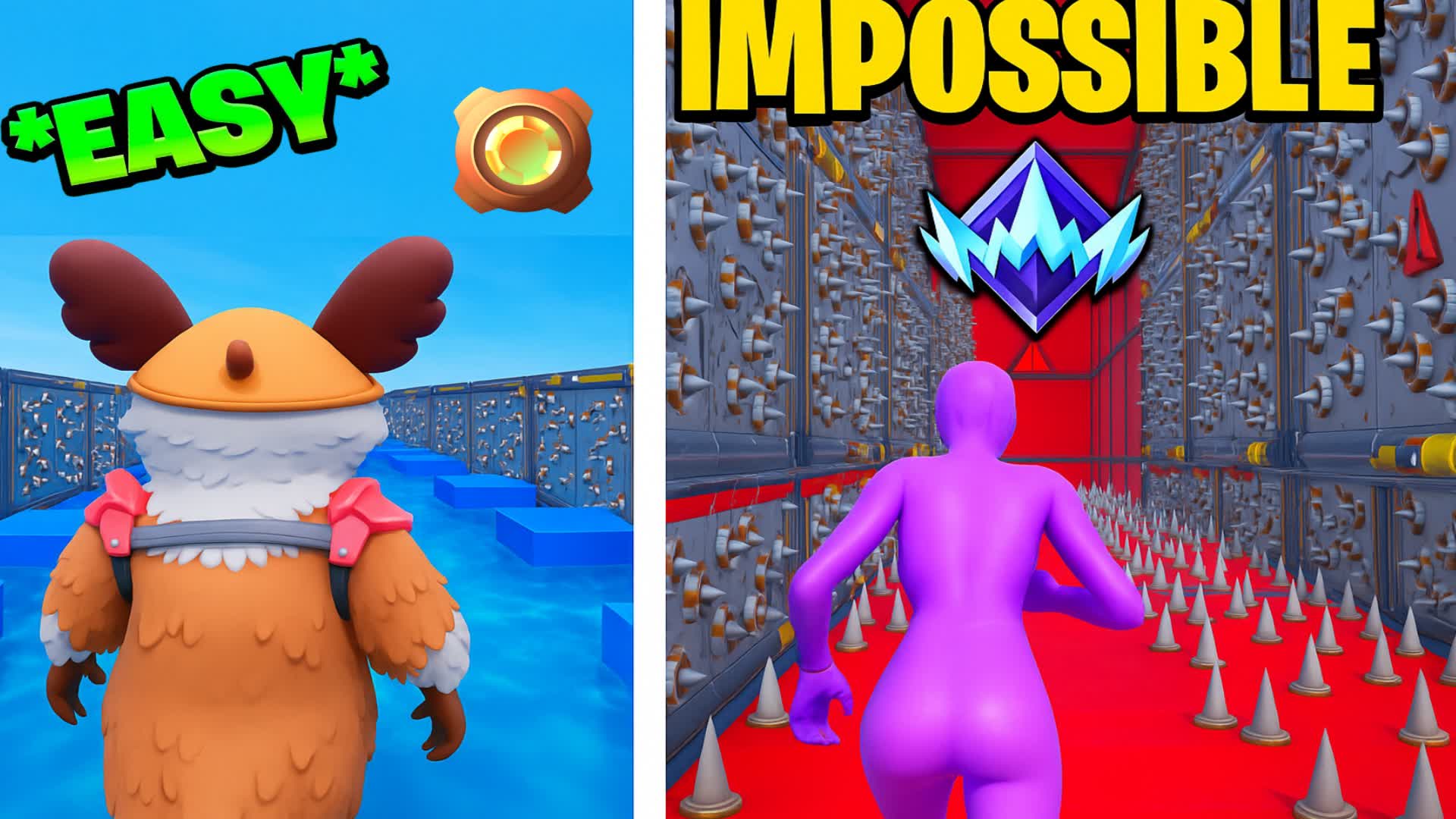 Ranked Parkour 6 Levels β Fortnite Creative map