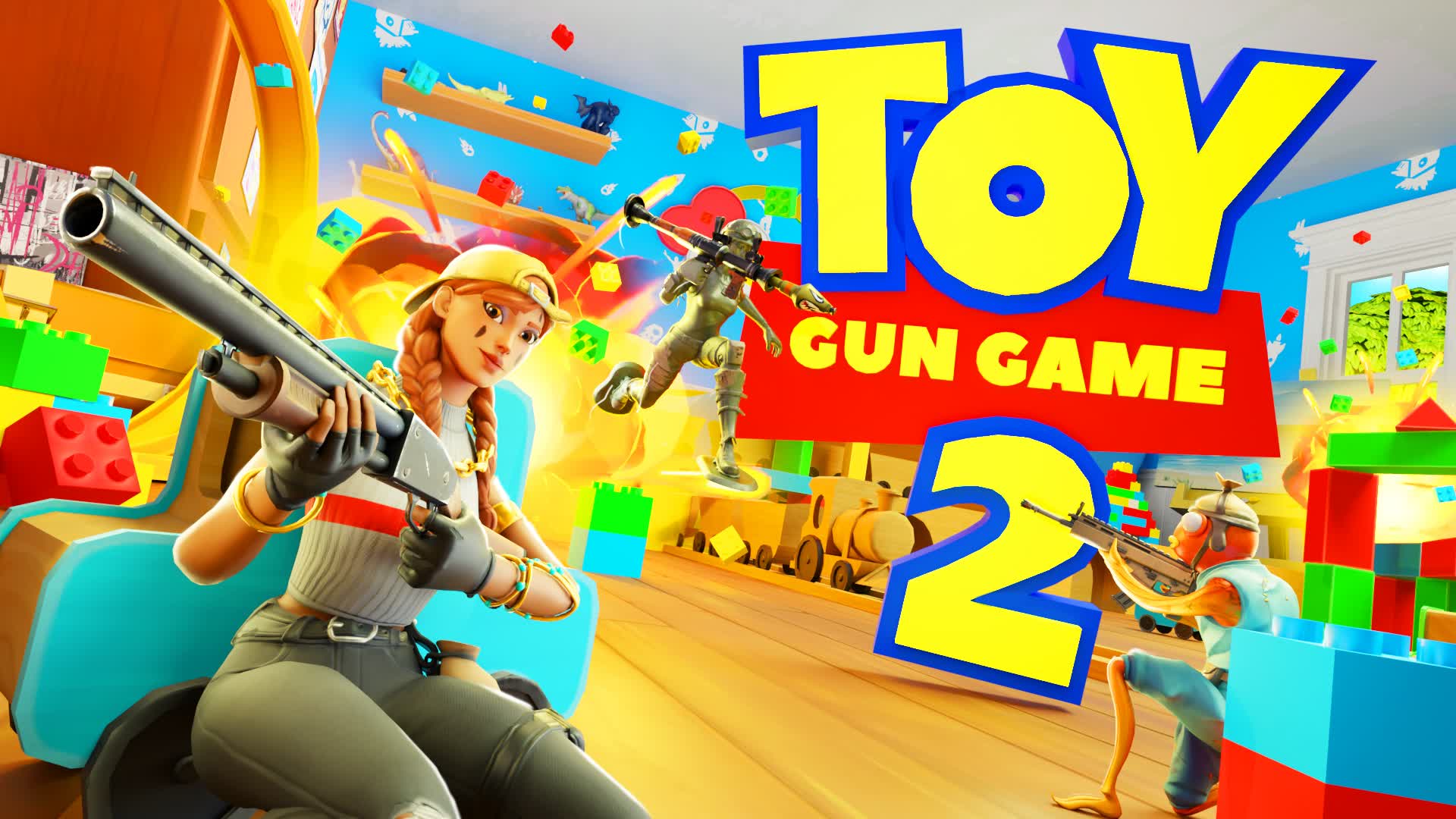 ๐งธToy Gun Game 2 ๐ฏ One Shot Bots โ Fortnite Creative map