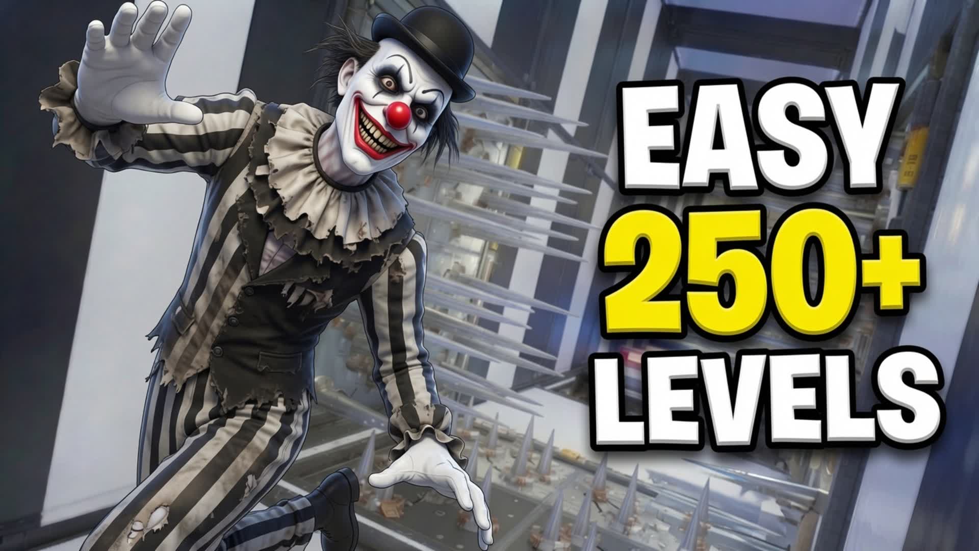 ⭐️ EASY DEATHRUN 250+ LEVELS ⭐️ — Fortnite Creative map