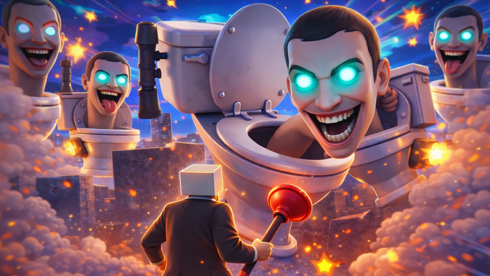 SKIBIDI TOILET SURVIVAL π½ β Fortnite Creative map
