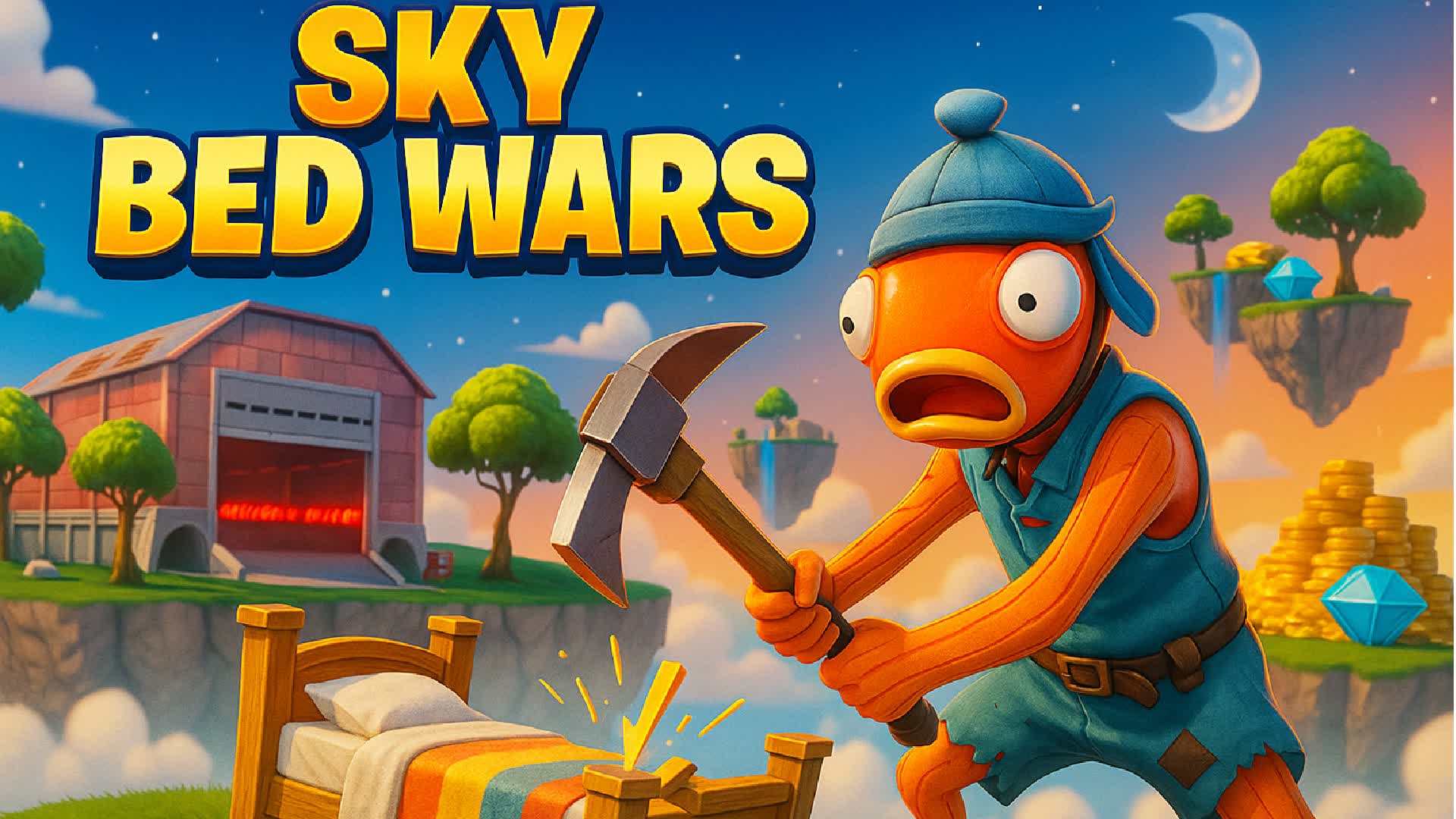 Sky Bed Wars — Fortnite Creative map
