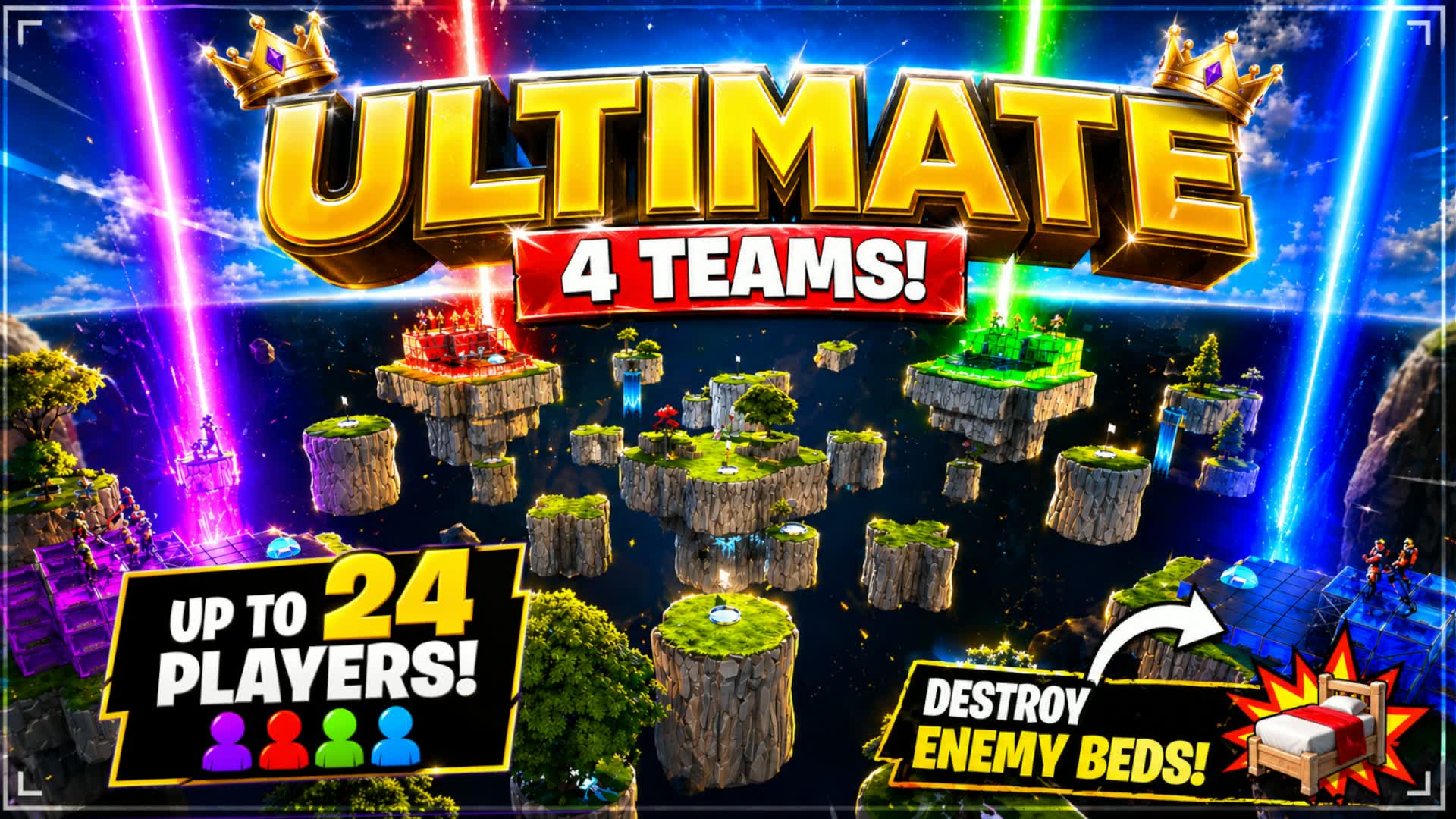 ULTIMATE BED WARS 🔥 — Fortnite Creative map