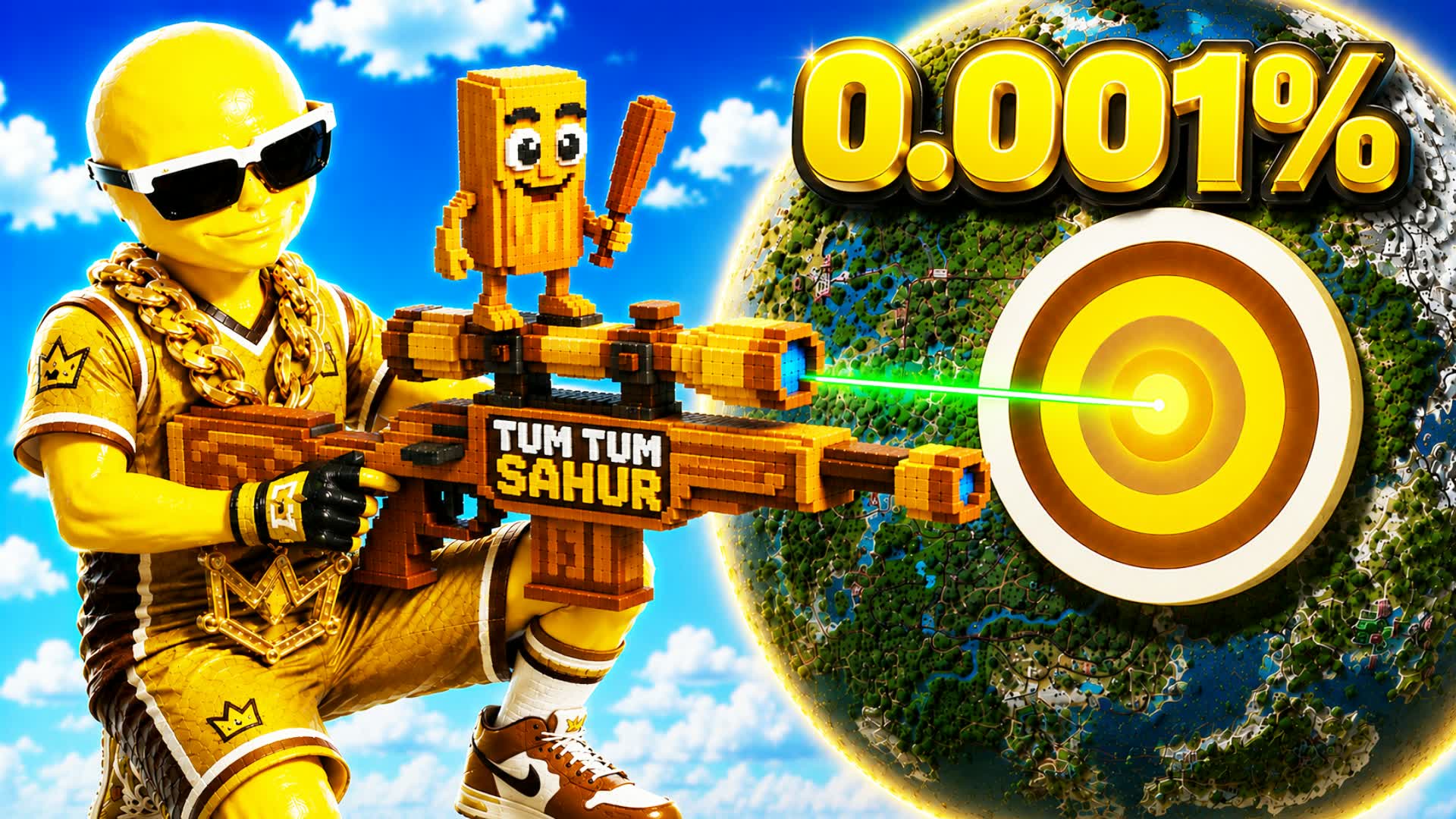 🪵SAHUR UNC TRICKSHOT PARKOUR +90 🎯 — Fortnite Creative map