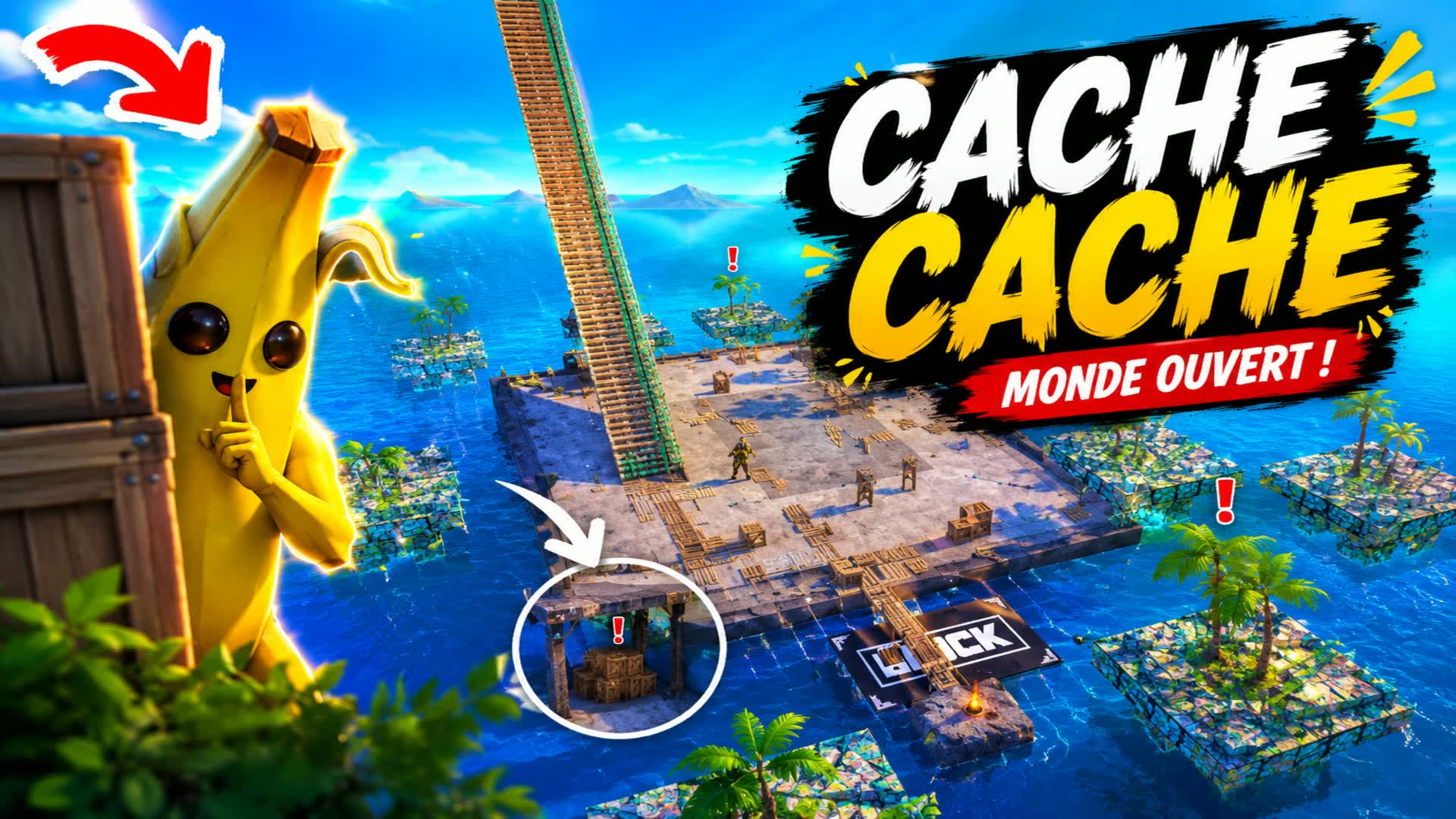 Hide and seek Open world with your rules — Fortnite Creative map