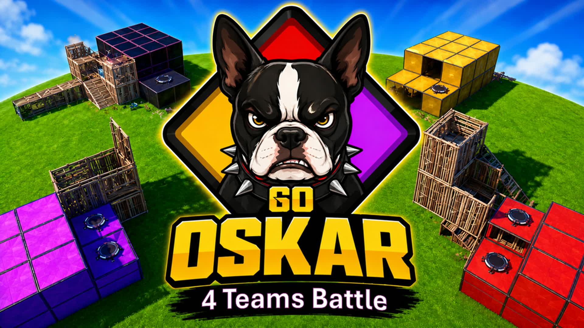 πΆ GO GOATED! Oskar Zone Wars ππ₯π₯π£ β Fortnite Creative map