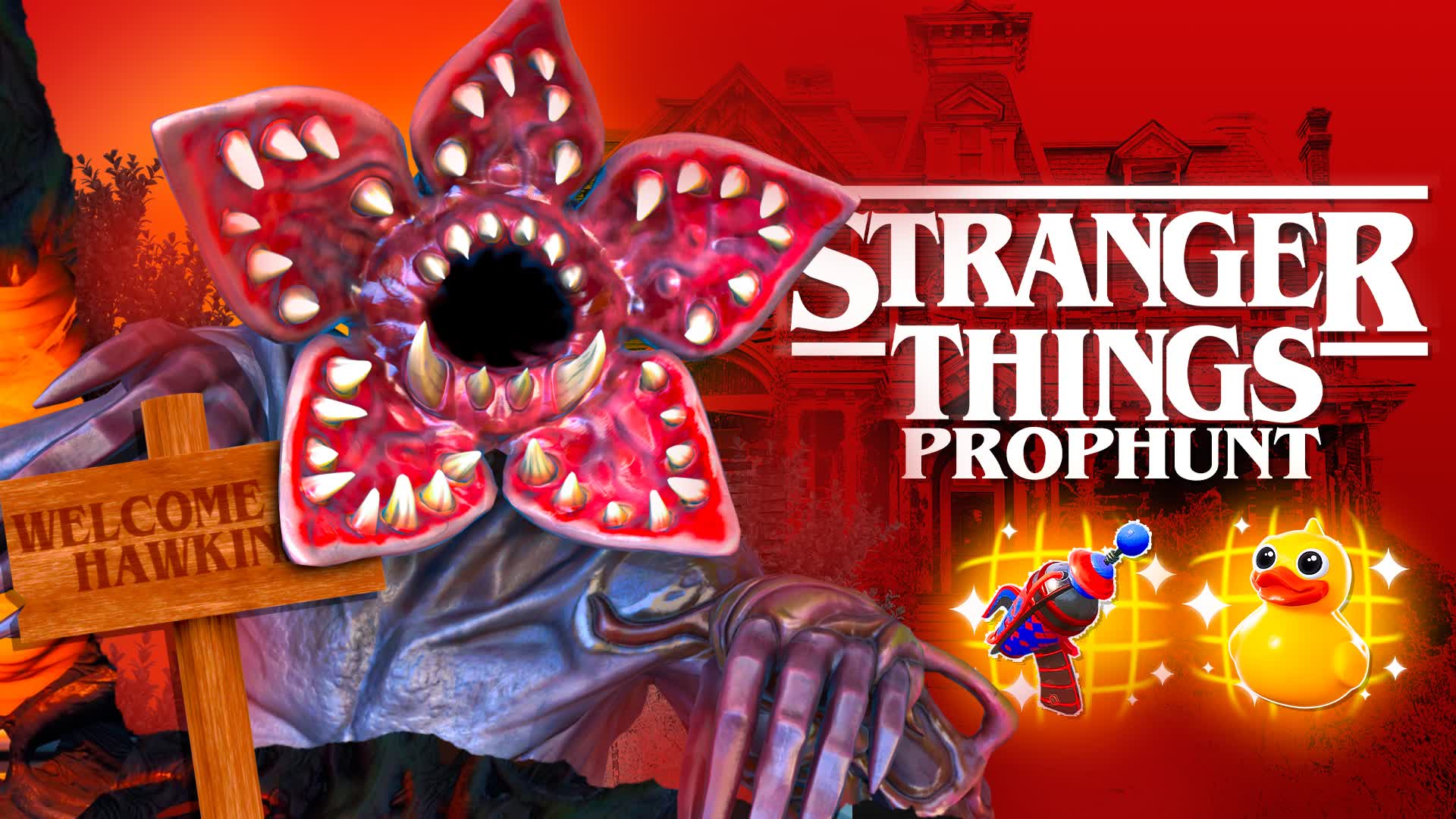The Stranger Prop Hunt — Fortnite Creative map