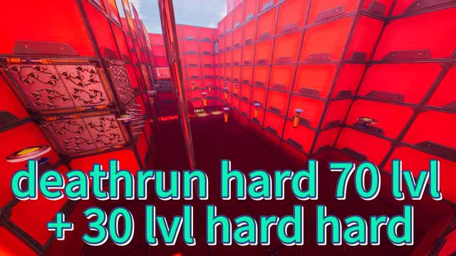 Deathrun hard 70 lvl + 30 lvl hard hard — Fortnite Creative map