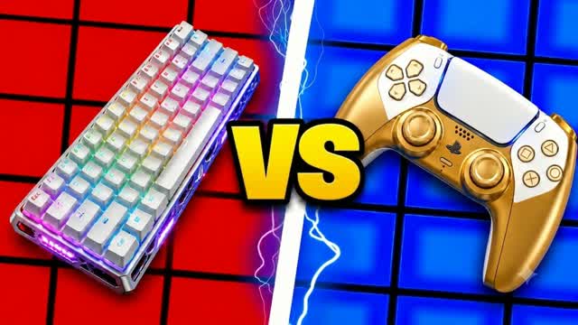RED VS BLUE MK VS CONTROLLER — Fortnite Creative map