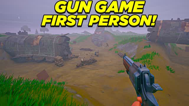 GUN GAME FIRST PERSON! β Fortnite Creative map