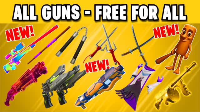 ⭐ SIMPLE ALL GUNS - FFA ⭐ — Fortnite Creative map