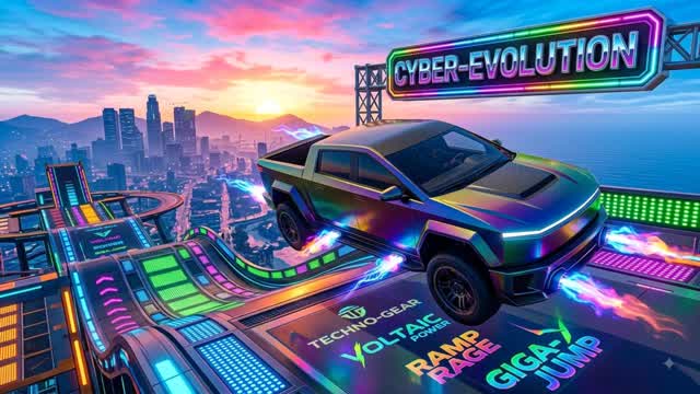 🌇 NEW CITY DRIVE FFA 🚙 THE TRACK 2026 — Fortnite Creative map
