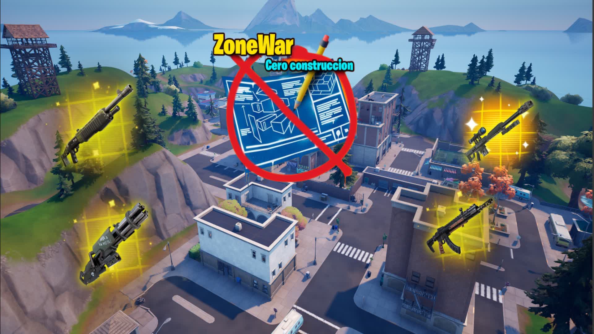 Zone Wars No Build — Fortnite Creative map
