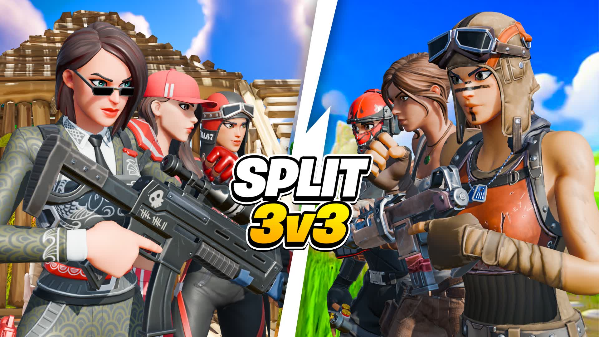Split 3v3 — Fortnite Creative map