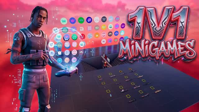 1V1 MINIGAMES โ Fortnite Creative map