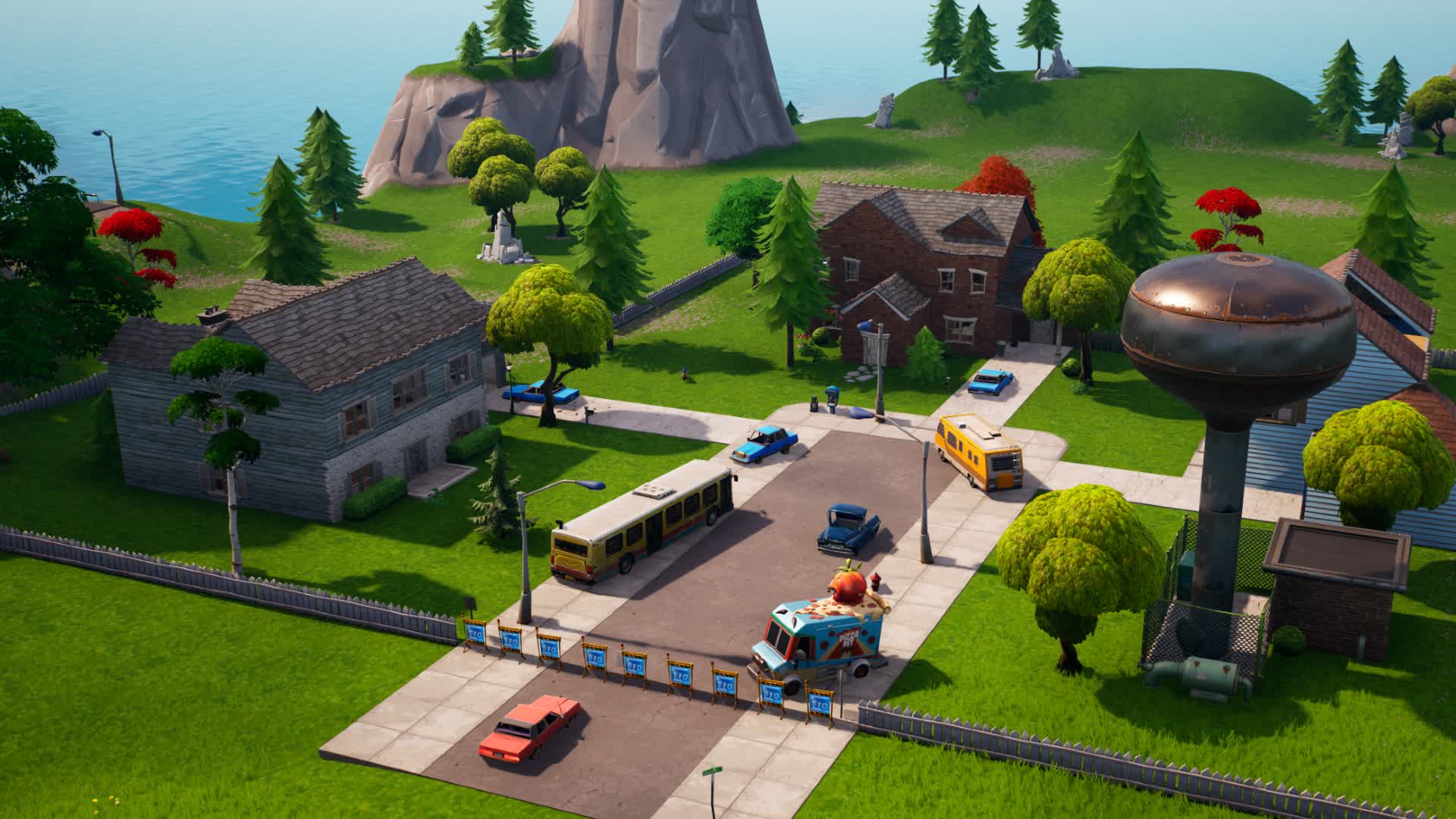 The Suburbs Gun Game — Fortnite Creative map