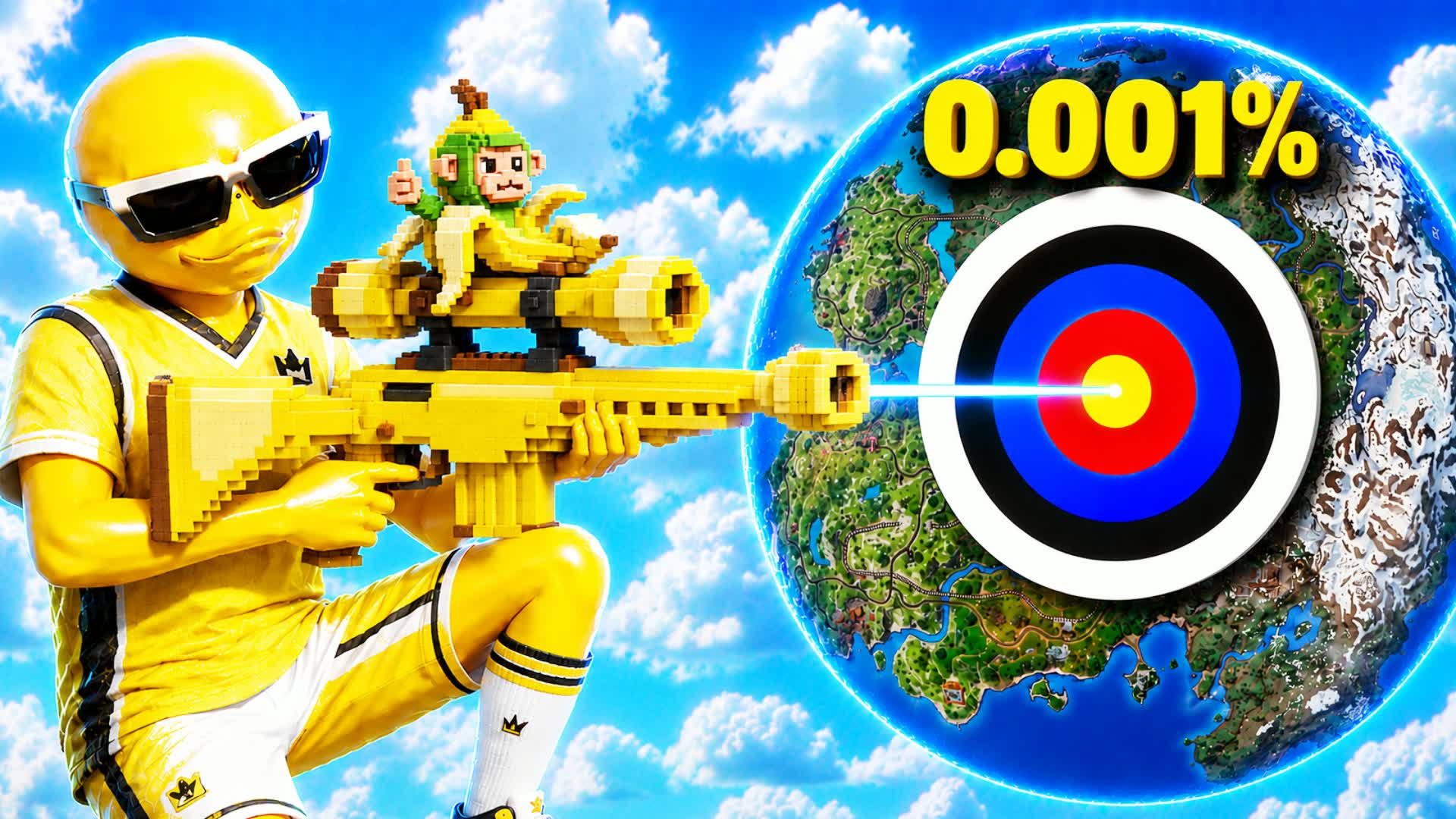 π OMG BANANA TRICKSHOT PARKOUR 50+ π―π₯ β Fortnite Creative map