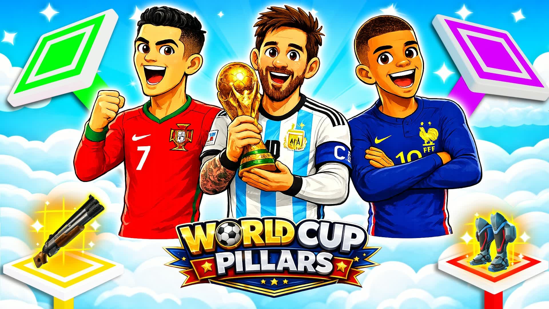 WOLRD CUP PILLARS PILLERS PILERS PILARS — Fortnite Creative map