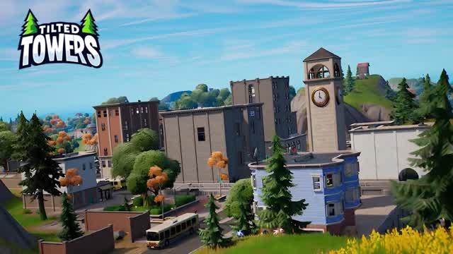 OG Tilted Towers - Gun Game β Fortnite Creative map