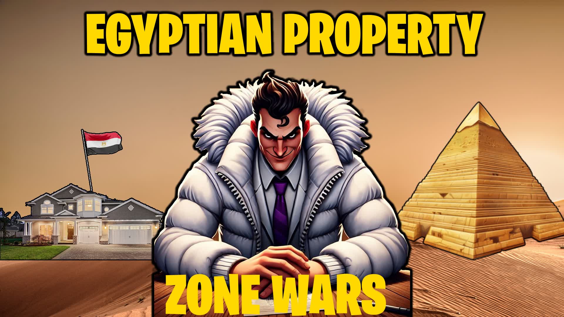 EGYPTIAN PROPERTY ZONE WARS — Fortnite Creative map