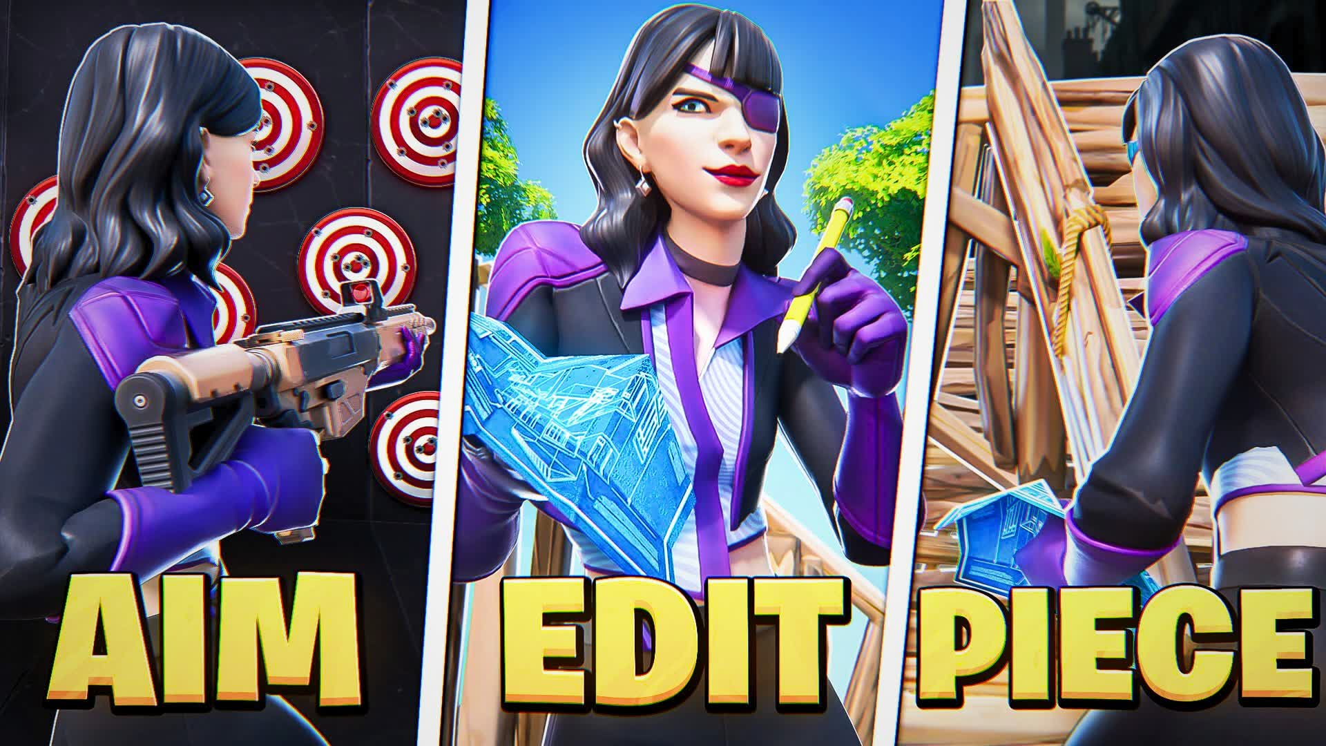 ULTIMATE AIM EDIT PIECE CONTROL — Fortnite Creative map