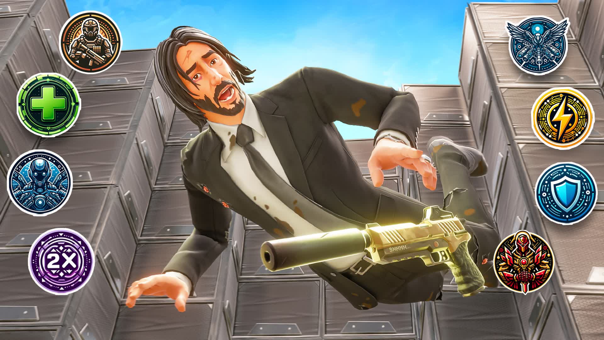 Heroes Free for All โ Fortnite Creative map
