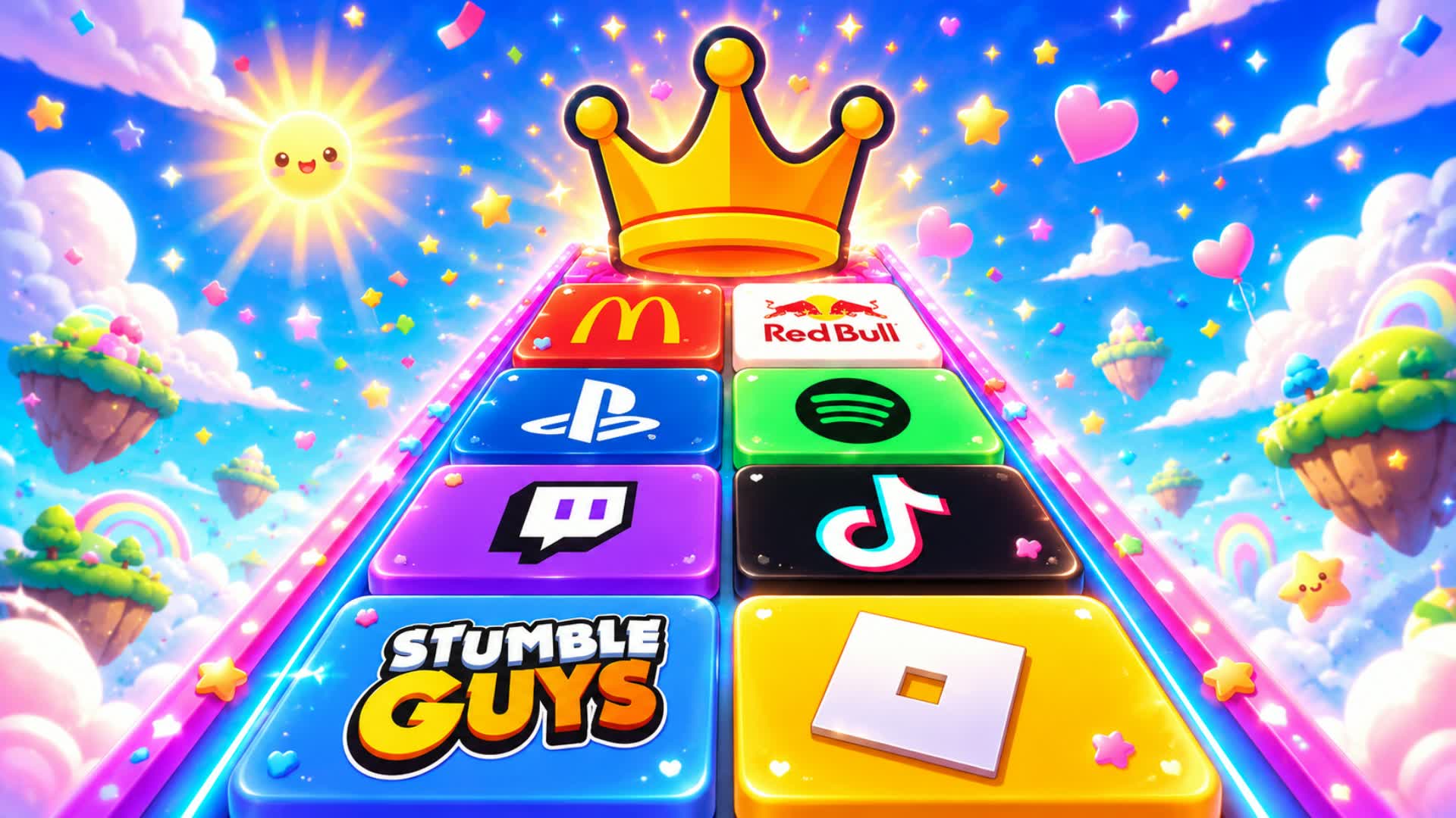 DEATHRUN 🌈GUESS THE LOGO🔎MUSIC OBBY — Fortnite Creative map