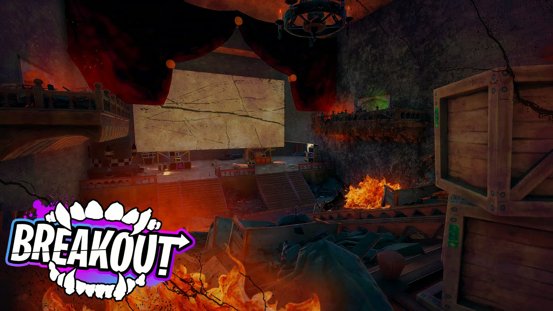 🧟♂️BREAKOUT: Theater (ZOMBIES!)🧟♂️ — Fortnite Creative map
