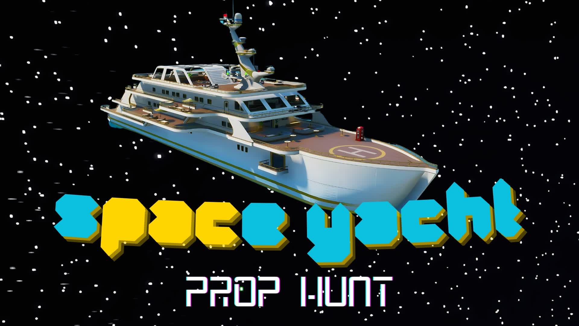 Space Yacht Prop Hunt — Fortnite Creative map