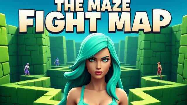 THE MAZE FIGHT MAP — Fortnite Creative map