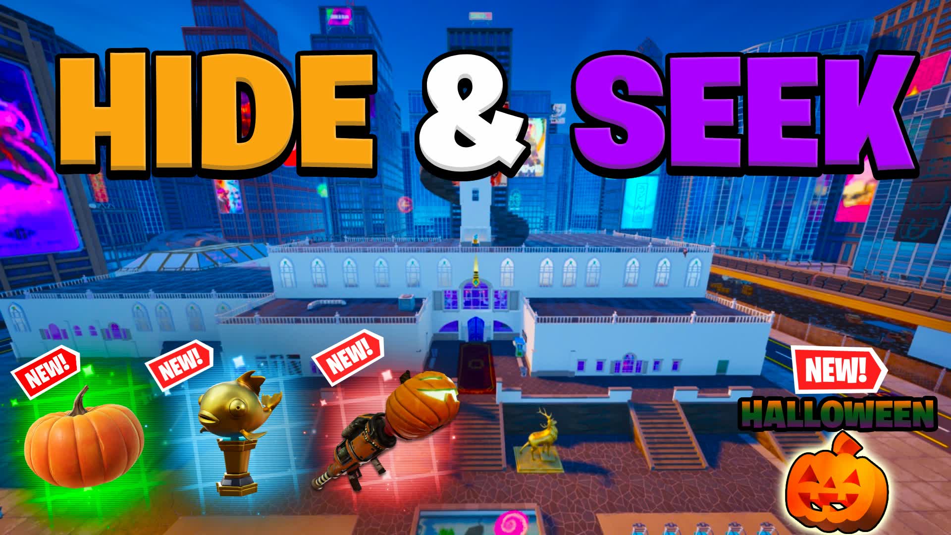π HIGH SCHOOL HIDE AND SEEK π β Fortnite Creative map