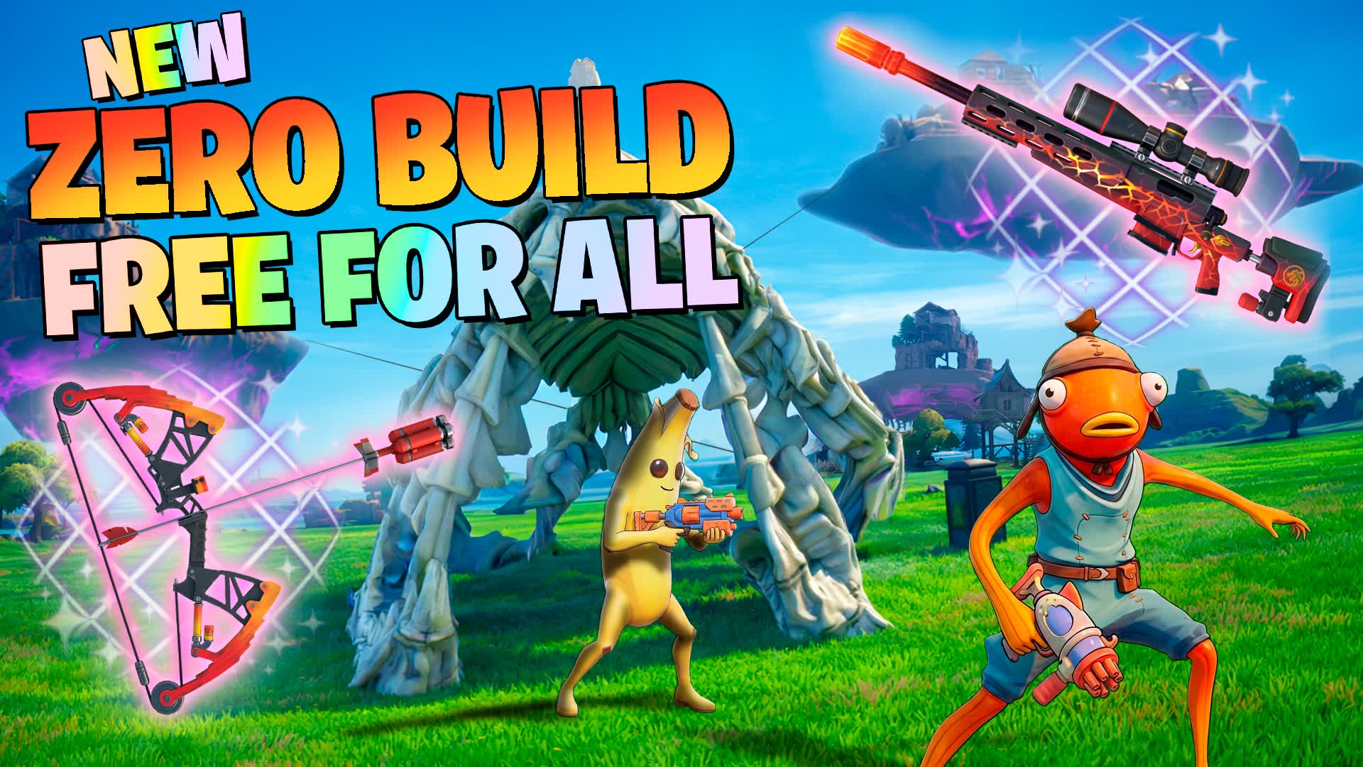 NEW FREE FOR ALL ZERO BUILD โ Fortnite Creative map