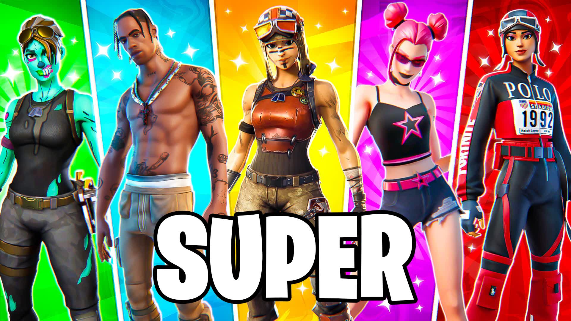 ⭐SUPER ALL SKINS FFA⭐ — Fortnite Creative map