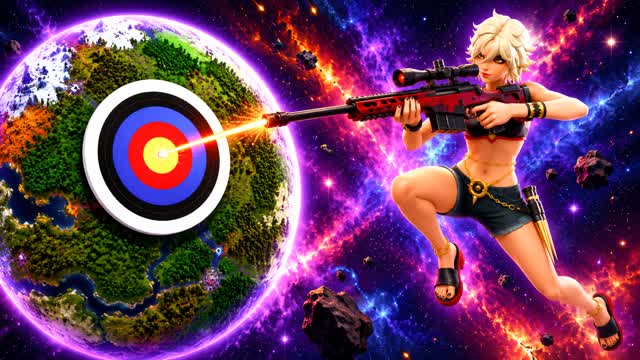 🎯MAMA TRICKSHOT PARKOUR 125 LEVELS! — Fortnite Creative map