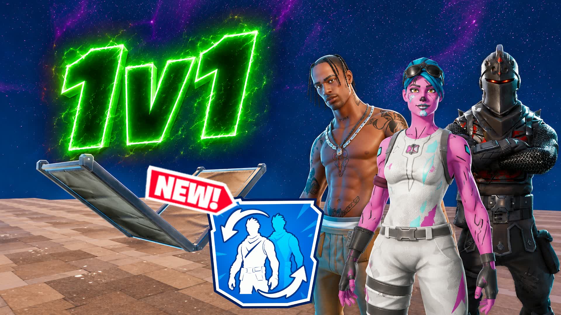 1V1 Q β Fortnite Creative map