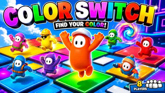 🎨BEST COLOR SWITCH🌈 — Fortnite Creative map