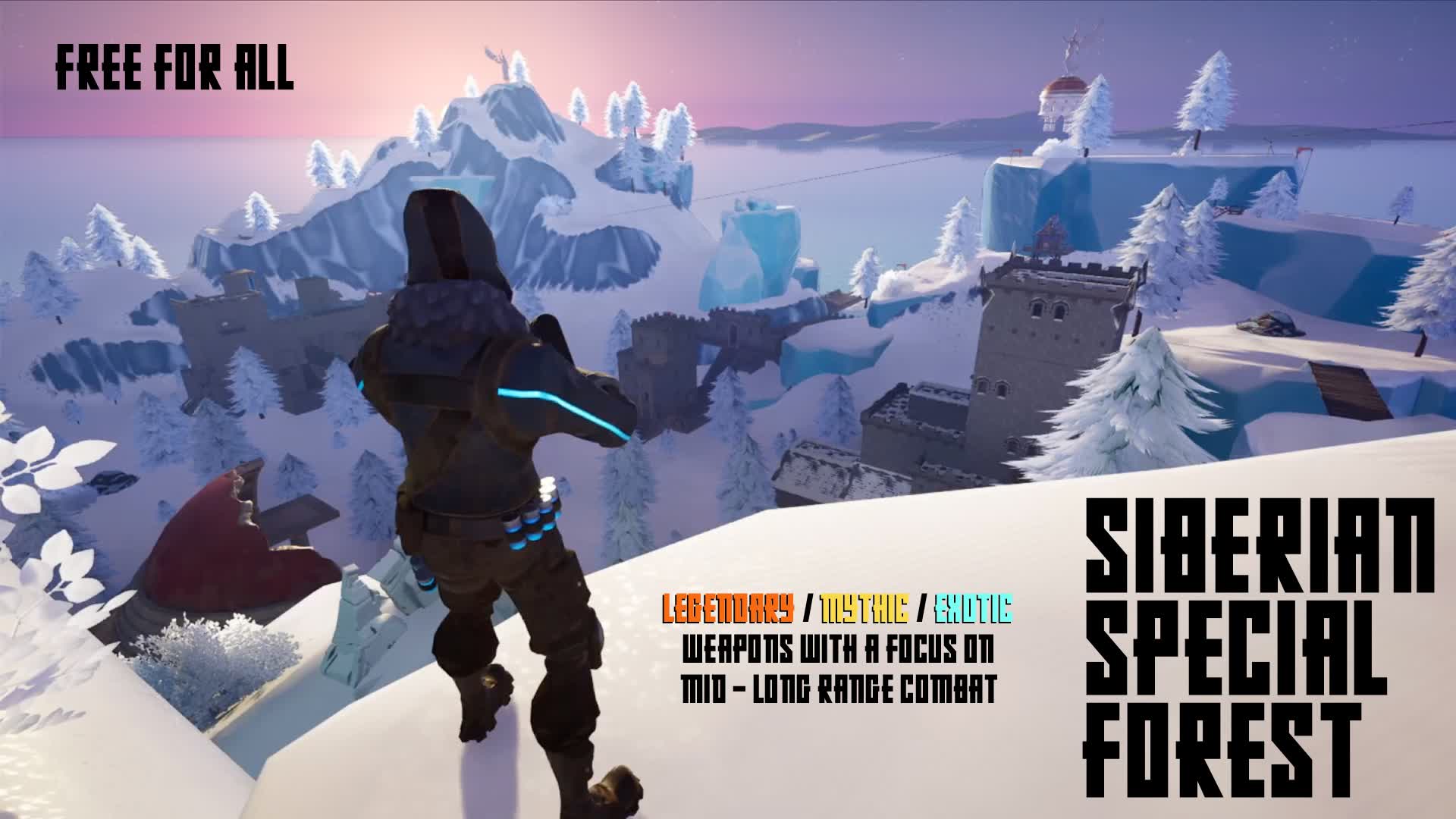 Snow Sniper Free For All — Fortnite Creative map
