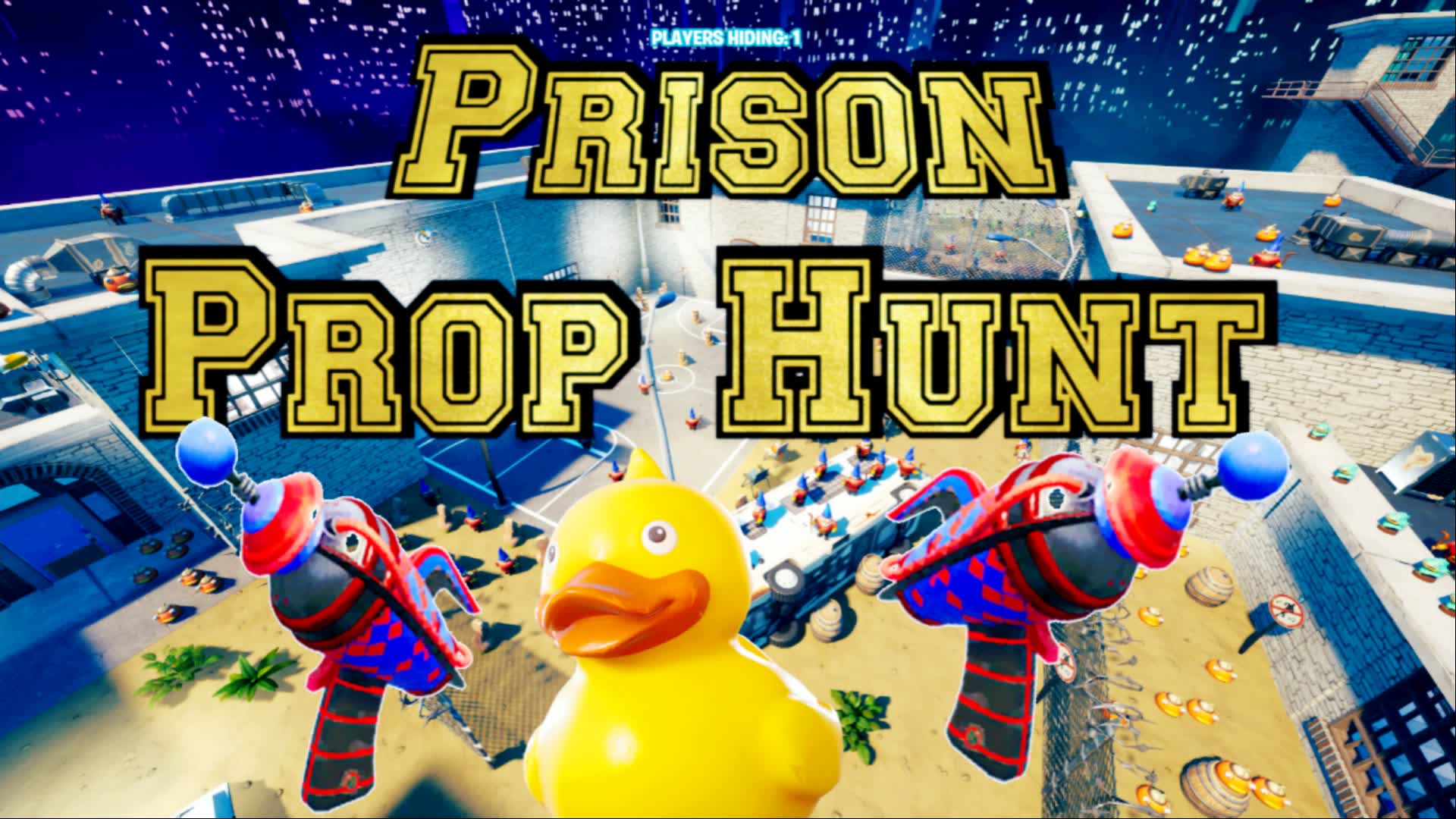 Prison Prop Hunt — Fortnite Creative map