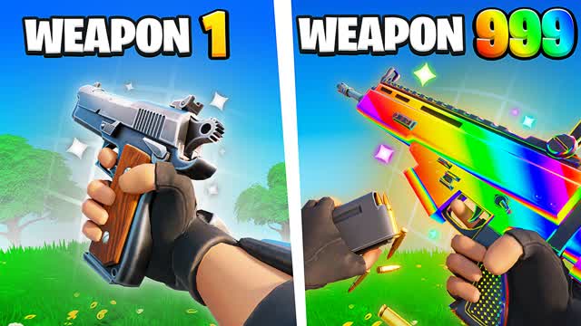 FIRST PERSON GUN GAME 🎯 ONE SHOT — Fortnite Creative map