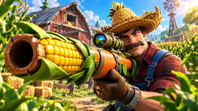 🌽FARM GUN GAME🔫 INFINITY♾️ — Fortnite Creative map