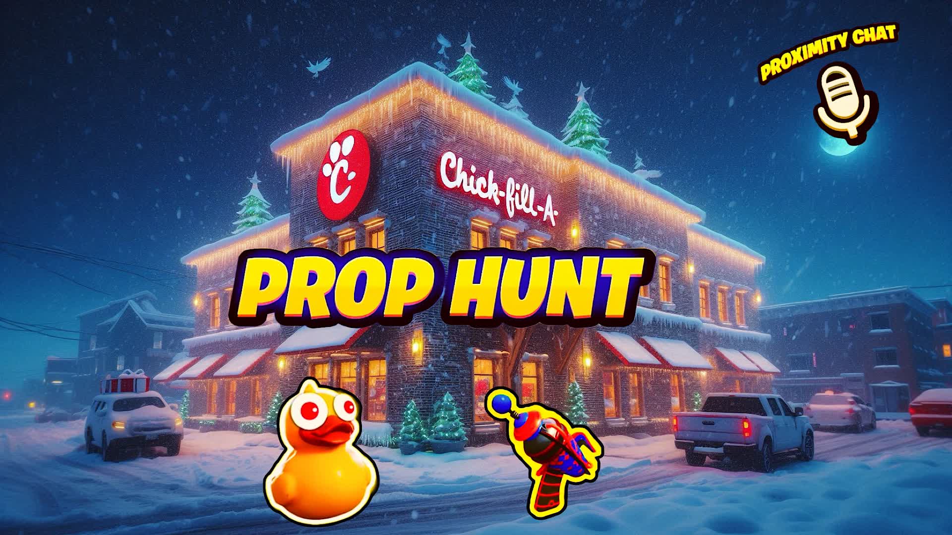π€ CHICK-FILL-A PROP HUNT π β Fortnite Creative map