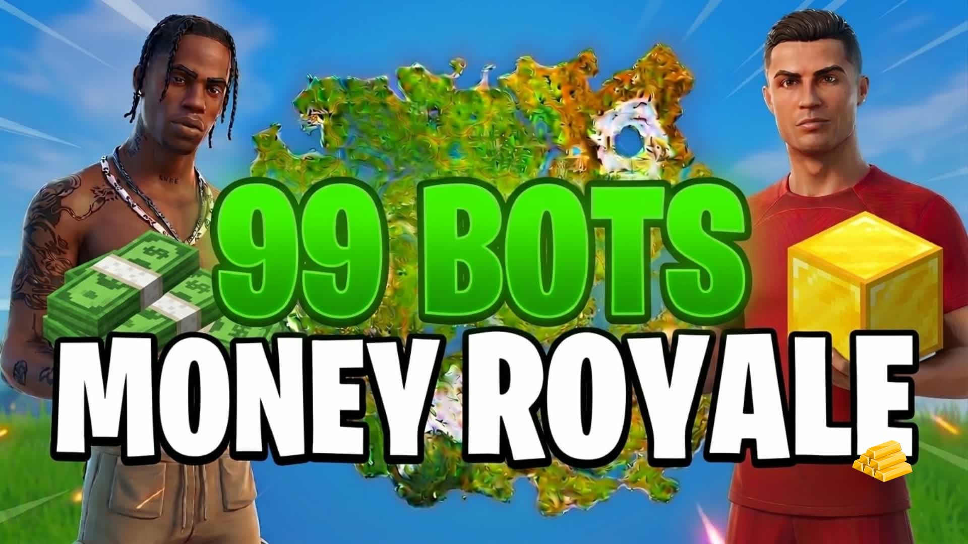 99 BOTS MONEY ROYALE💵 — Fortnite Creative map