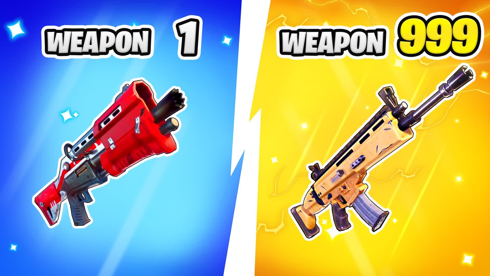 Gun game one shot — Fortnite Creative map