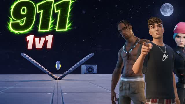 911 1V1 BUILD FIGHTS โ Fortnite Creative map