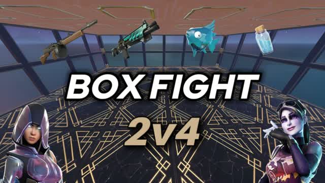 BOX FIGHT 2V4 — Fortnite Creative map