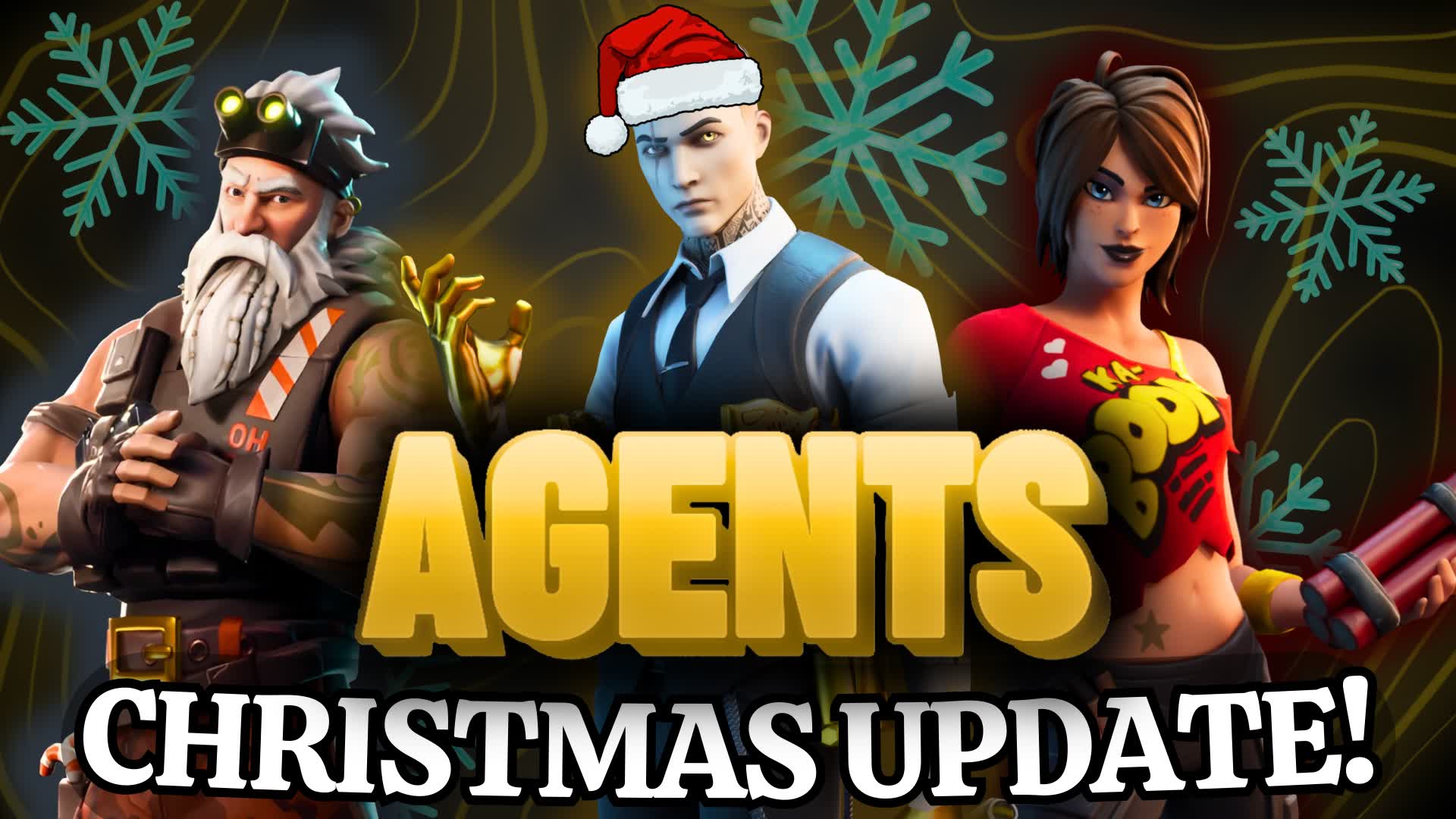 ❄️AGENTS❄️ | 3v3 — Fortnite Creative map