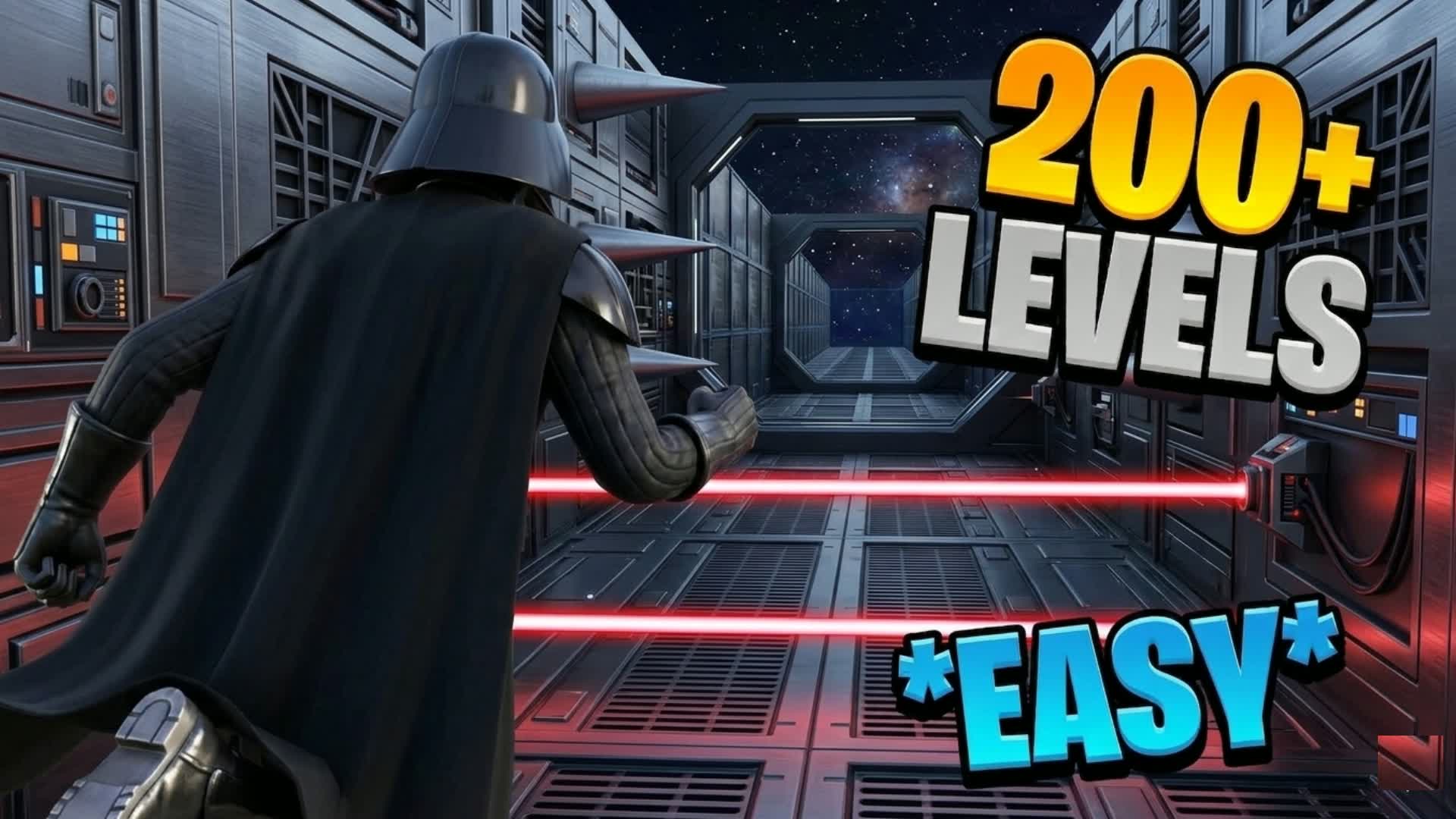 👑Super Easy Parkour 200+👑(STAR WARS) — Fortnite Creative map
