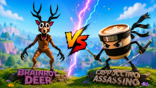 BRAINROT FIGHT SHOWDOWN — Fortnite Creative map