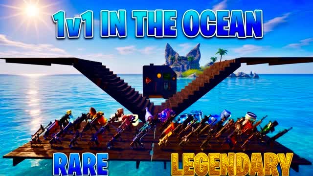 1v1 IN THE OCEAN — Fortnite Creative map